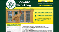 Desktop Screenshot of leblancpainting.com